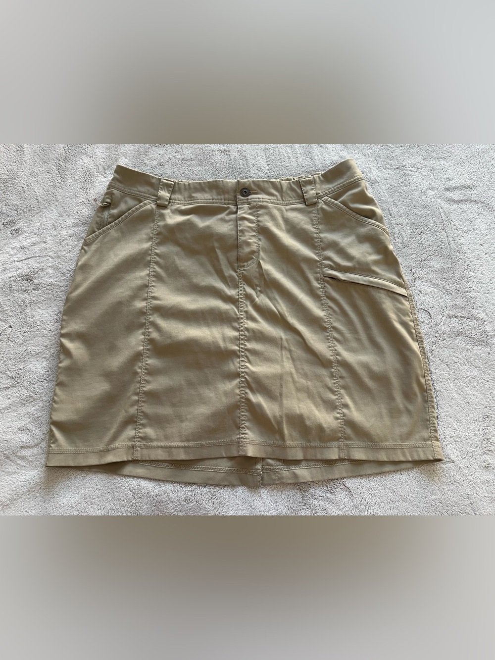 NWOT Khaki Duluth Trading Dry On Fly Skort Women’s Plus Size 18
